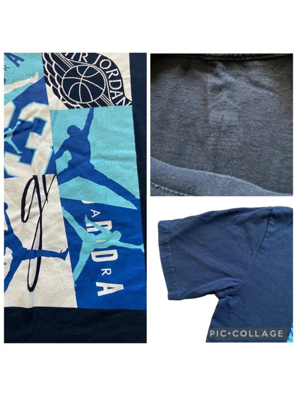 Nike Boys Bundle of 3 Tops Blue/Gray Size L Back To School Fall Athleisure Cute